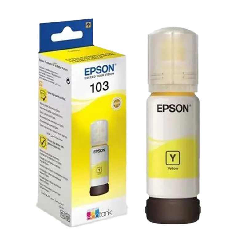 Epson EcoTank 103 Yellow  Ink Bottle 2 Mascom International.webp